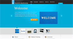 Desktop Screenshot of beyondelectroniconline.com